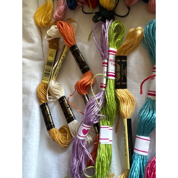 DMC Embroidery Floss Collection Assorted Colors 100% Cotton 50+ Craft Thread Fo - Picture 13 of 16